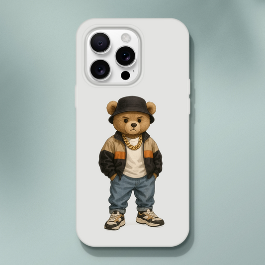 Cool Bear Urban Streetwear iPhone Flexi Case - ROMAG Store