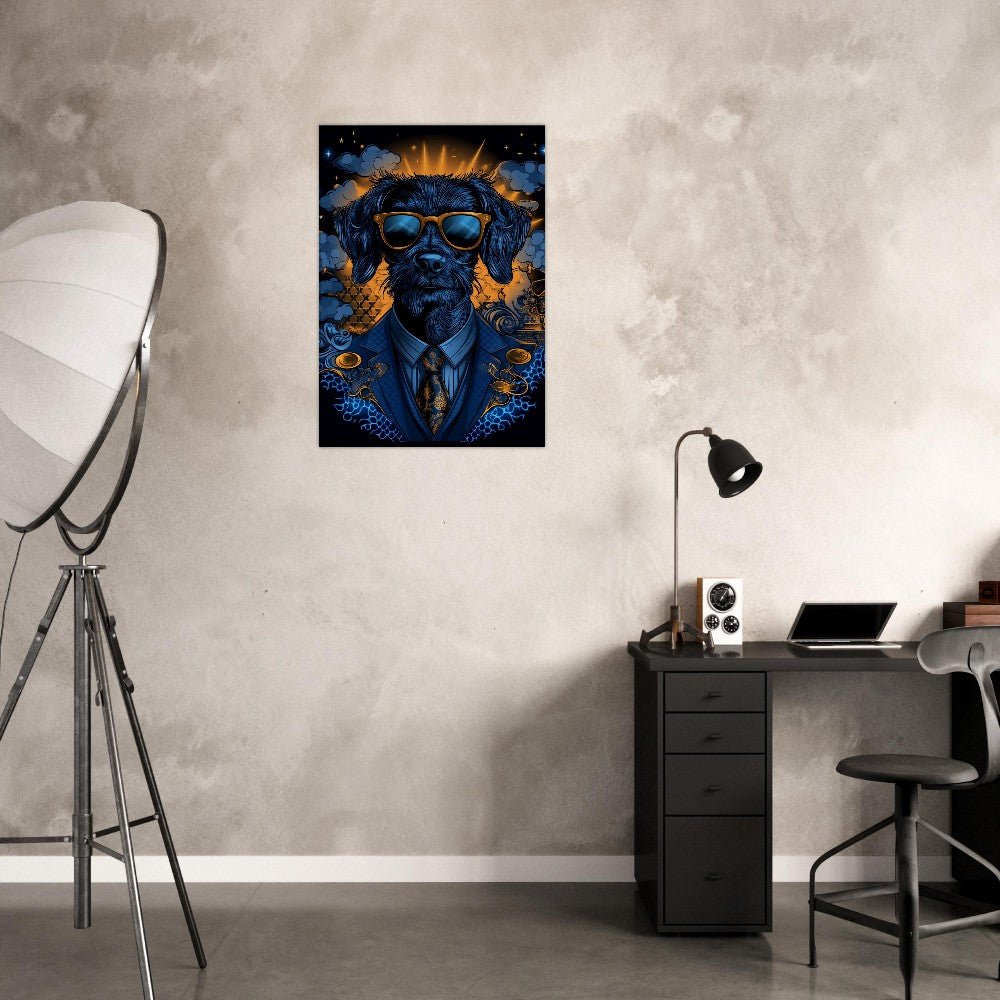 Dog Undercover Canvas Art - ROMAG Store