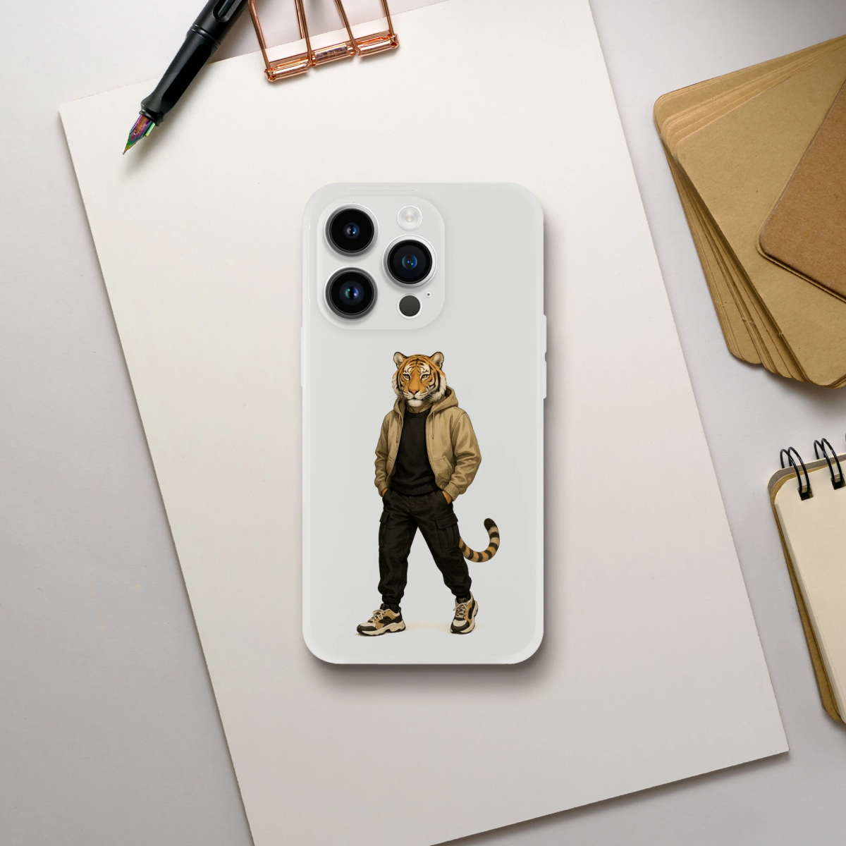Cool Tiger Streetwear iPhone Flexi Case - ROMAG Store