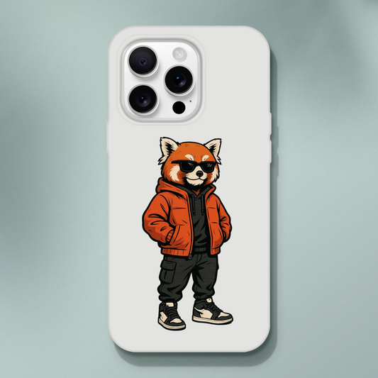 Red Panda Street Style iPhone Flexi Case - ROMAG Store