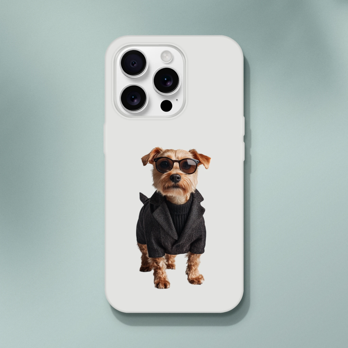 Dapper Terrier in Sunglasses iPhone Flexi Case - ROMAG Store
