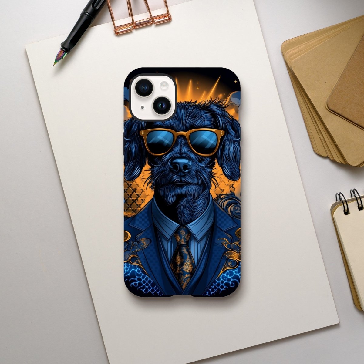 Dapper Dog Neo - Noir iPhone Tough Case - ROMAG Store