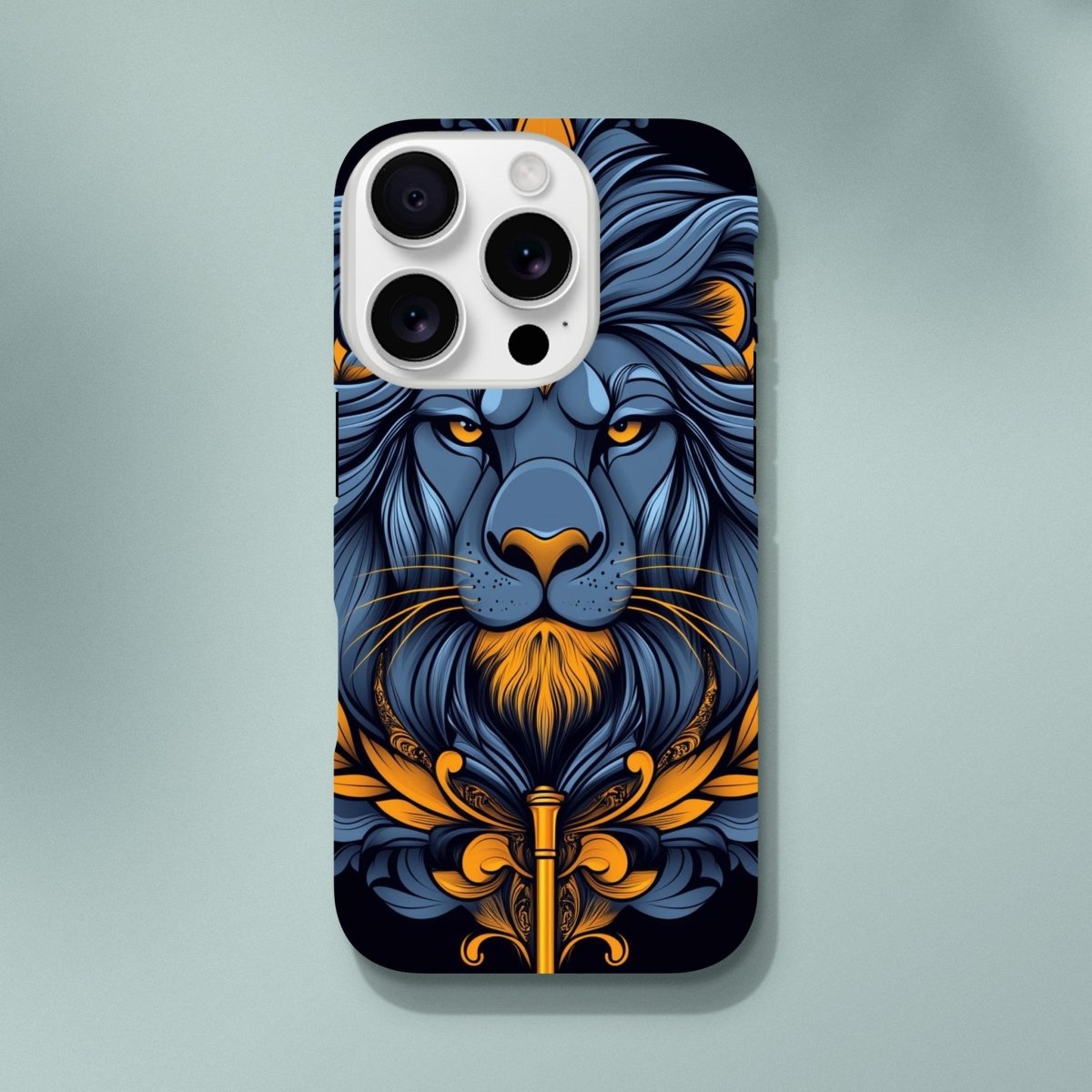 Regal Lion of Valor iPhone Tough Case - ROMAG Store