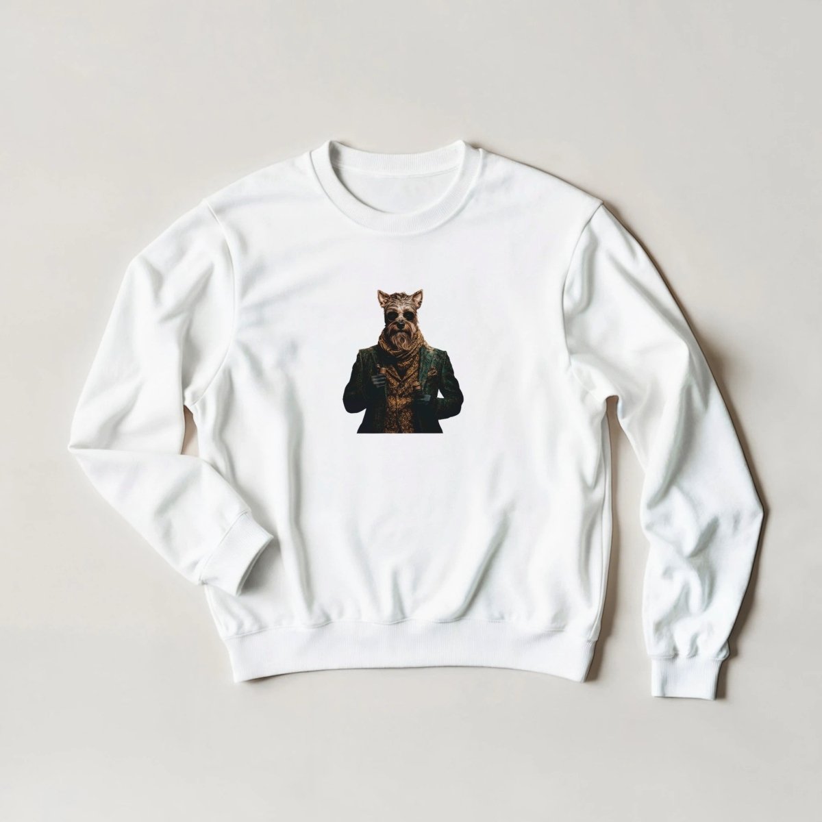 Dapper Dog Sweatshirt – Luxe Streetwear Graphic, In 6 Colors - ROMAG Store