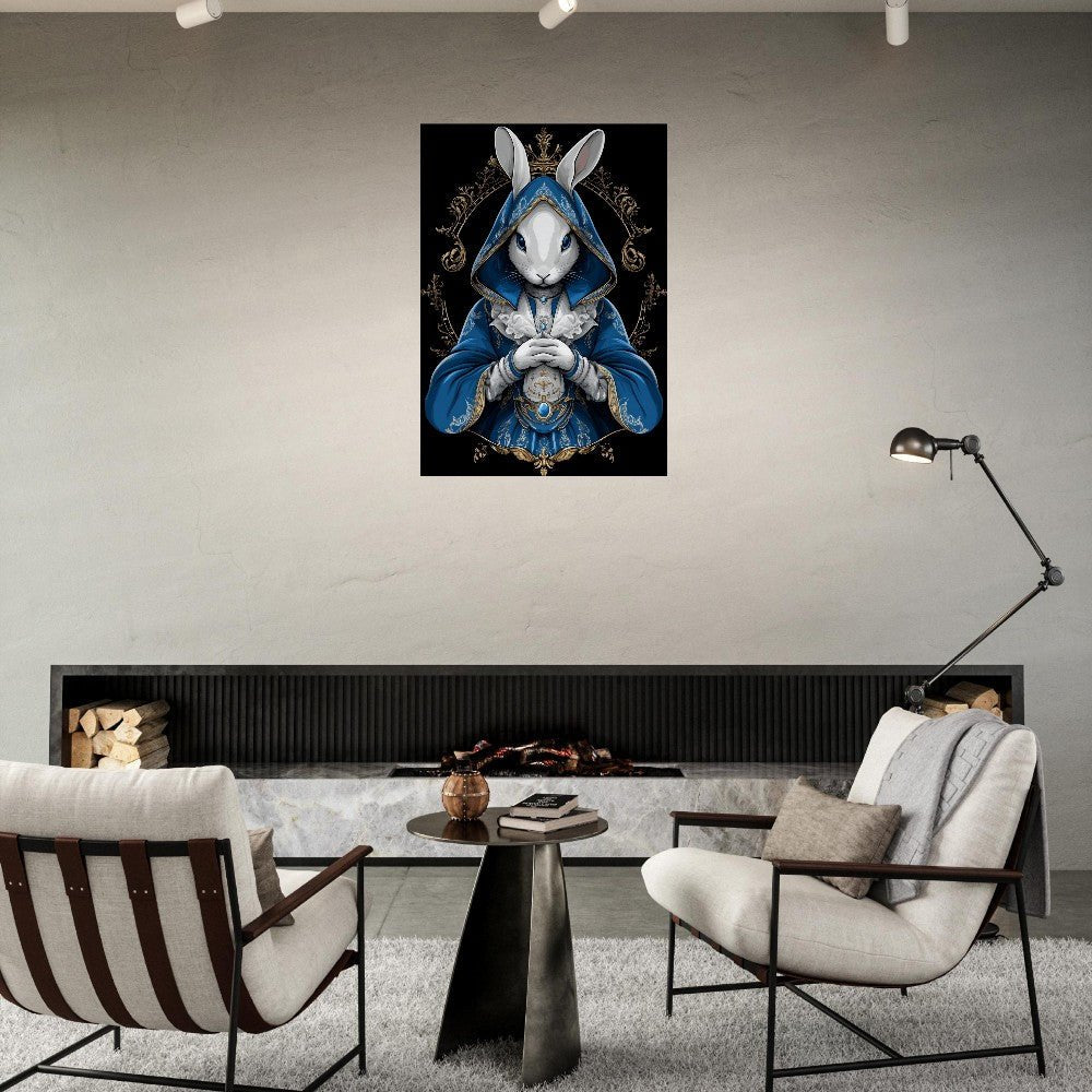 Royal Rabbit Canvas Art - ROMAG Store