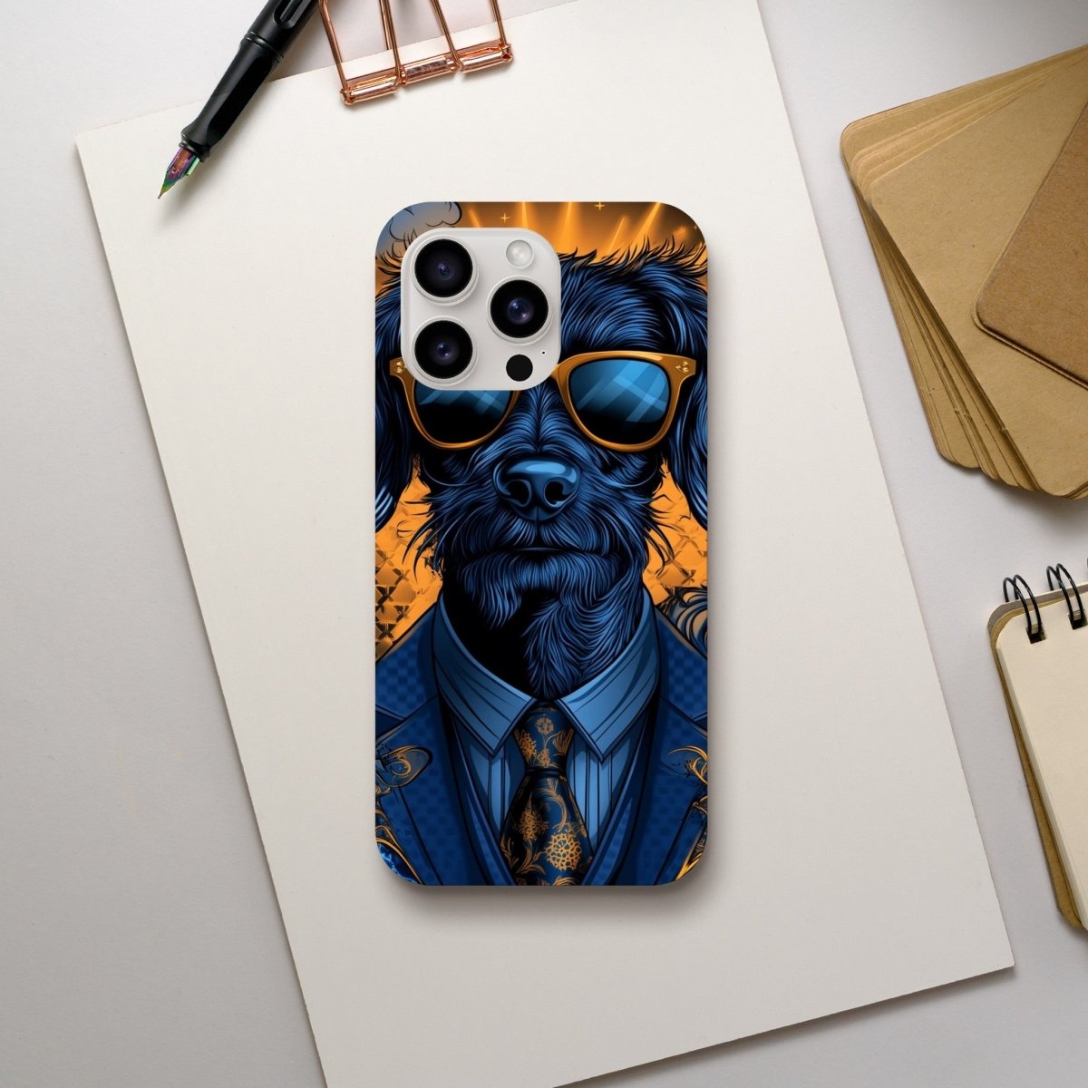 Dapper Dog Neo - Noir iPhone Tough Case - ROMAG Store