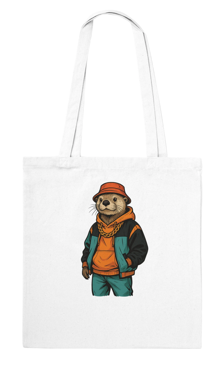 Cool Otter Streetwear Tote Bag - ROMAG Store