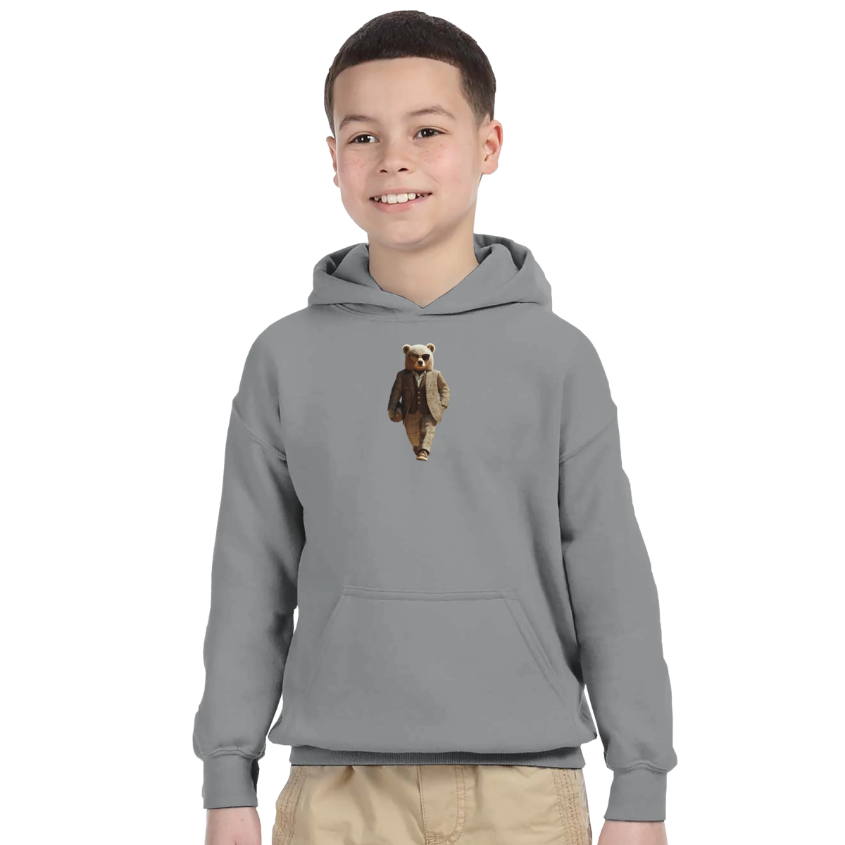 Dapper Bear Kids Hoodie - ROMAG Store