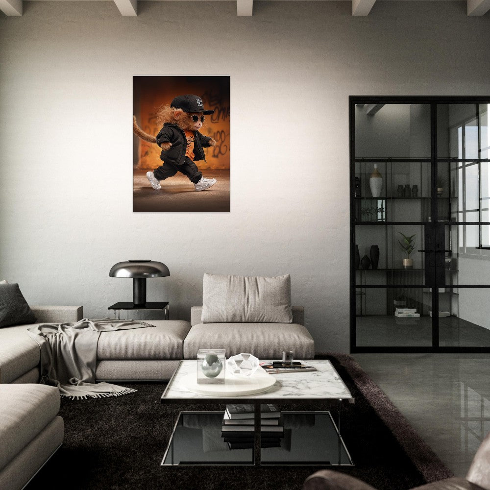 Urban Chic Monkey Canvas Art - ROMAG Store