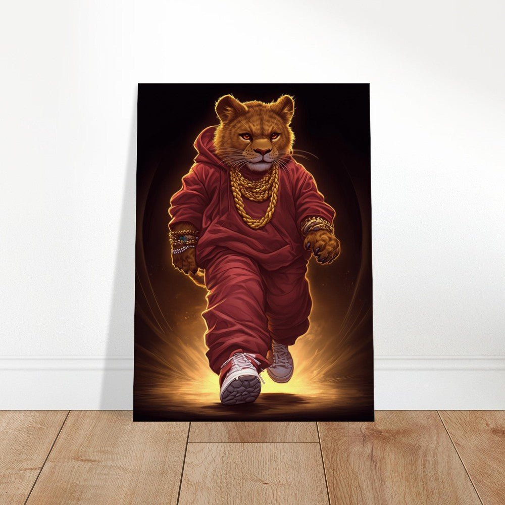 Lion Cub in Hoodie Canvas - ROMAG Store