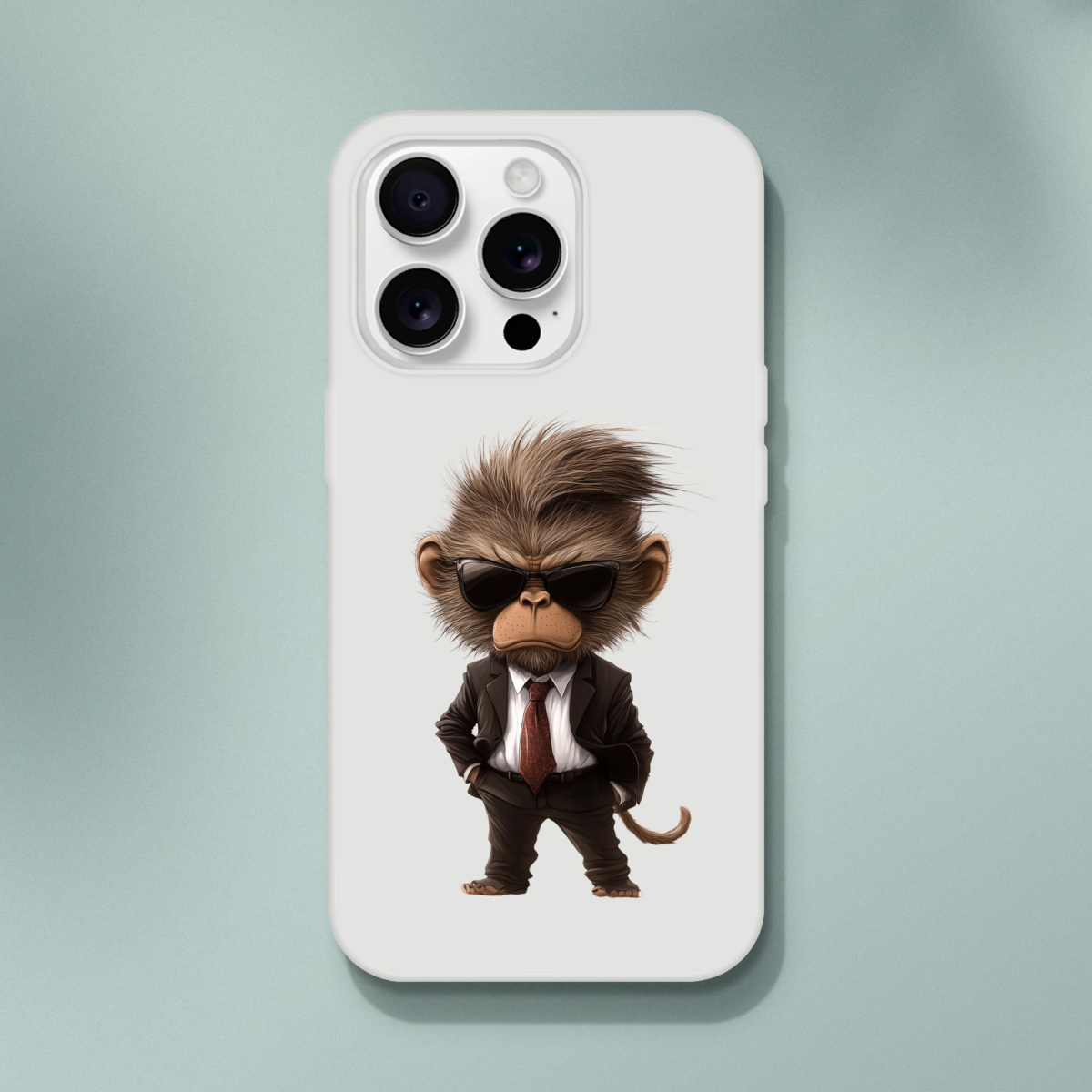 Chic Monkey Boss iPhone Flexi Case - ROMAG Store
