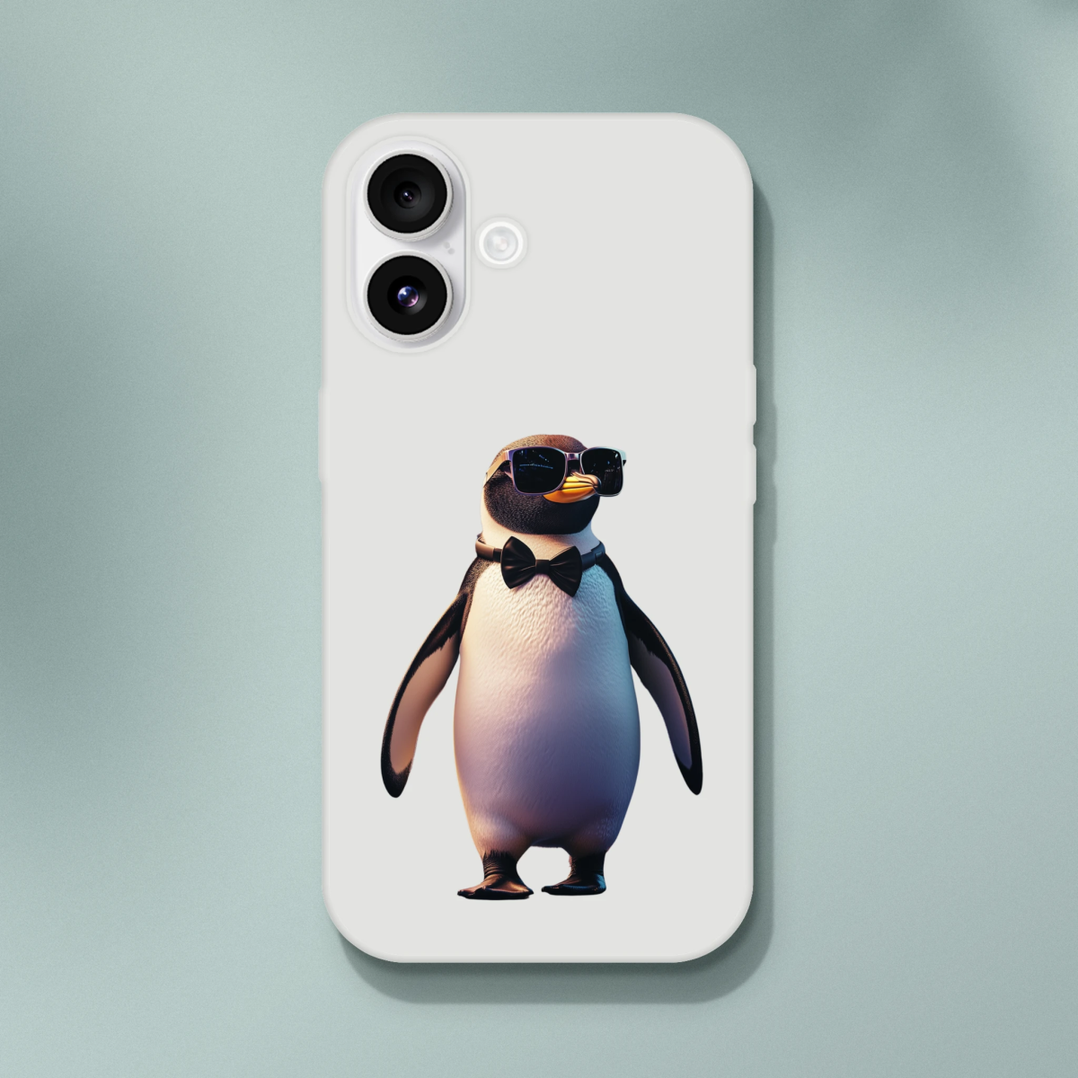 Chic Dapper Penguin iPhone Flexi Case - ROMAG Store
