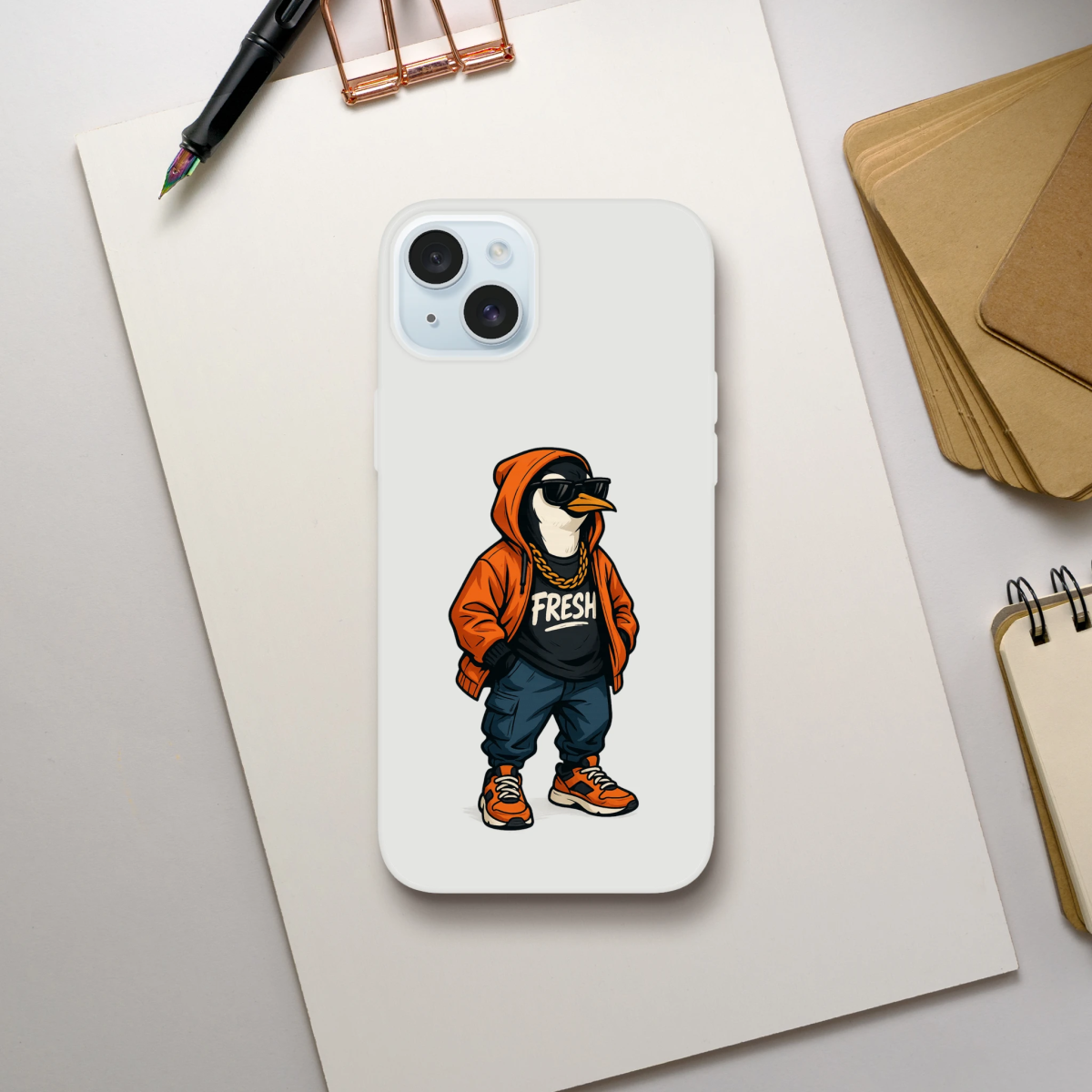 Fresh Penguin Streetwear iPhone Flexi Case - ROMAG Store