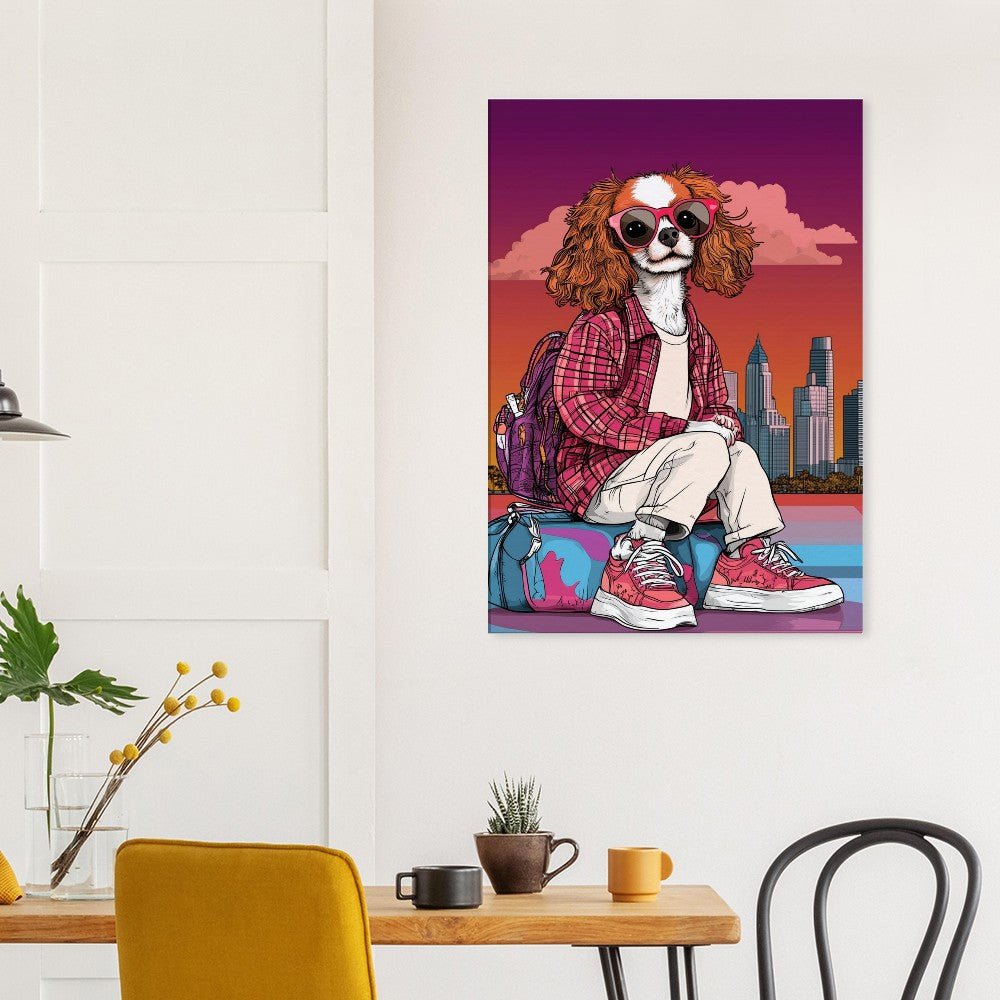 Chic Cavalier Traveler Canvas Art - ROMAG Store
