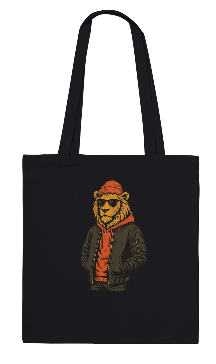 Cool Lion Urban Streetwear Tote Bag - ROMAG Store