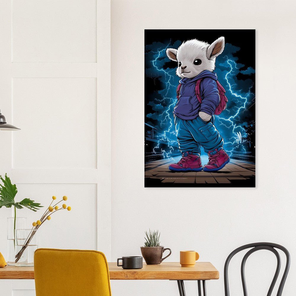 Urban Goat Chic Canvas Wall Art - ROMAG Store