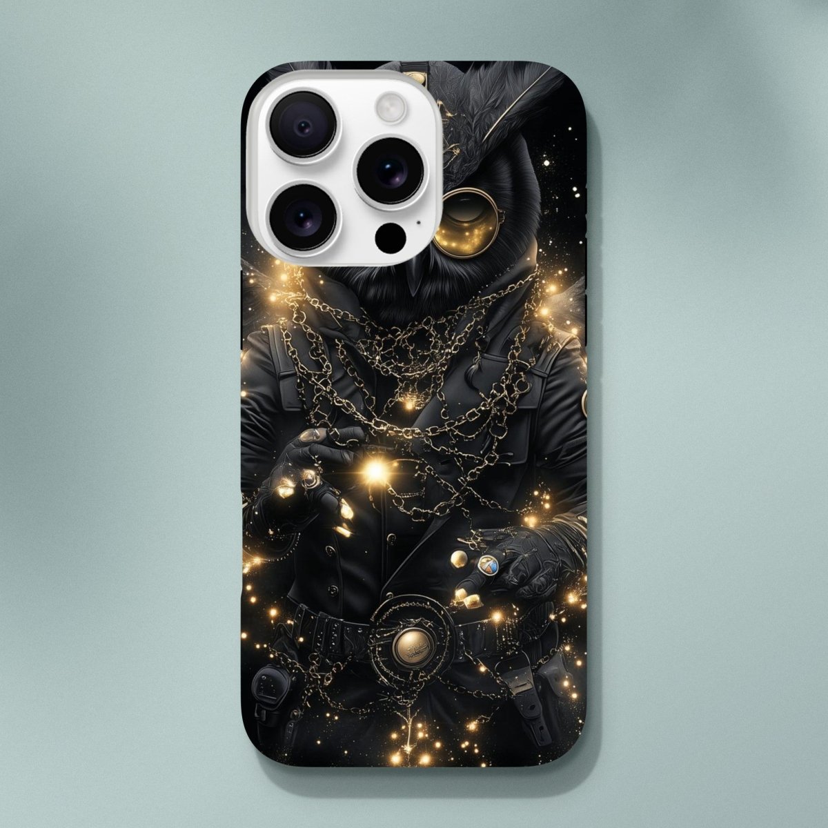 Mystic Owl Golden Goggles iPhone Tough Case - ROMAG Store