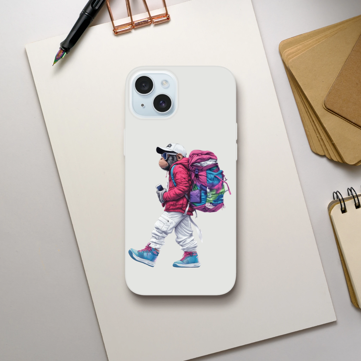 Urban Explorer Monkey iPhone Flexi Case - ROMAG Store