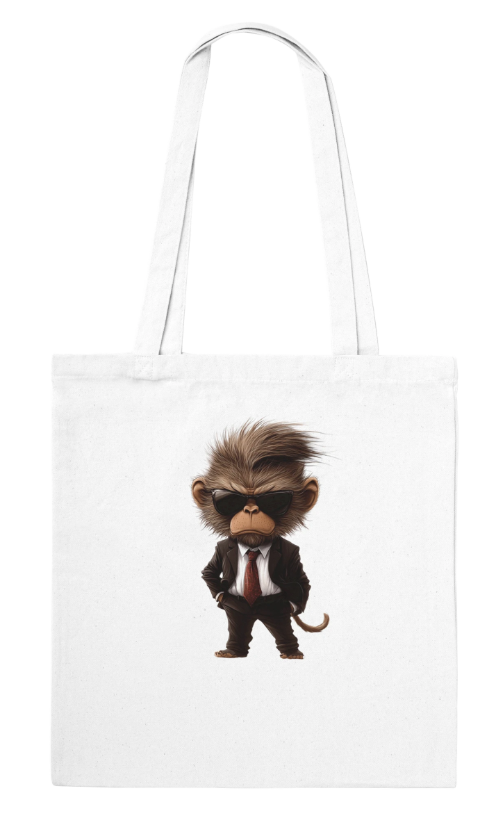 Suited Primate Street Style Tote Bag - ROMAG Store