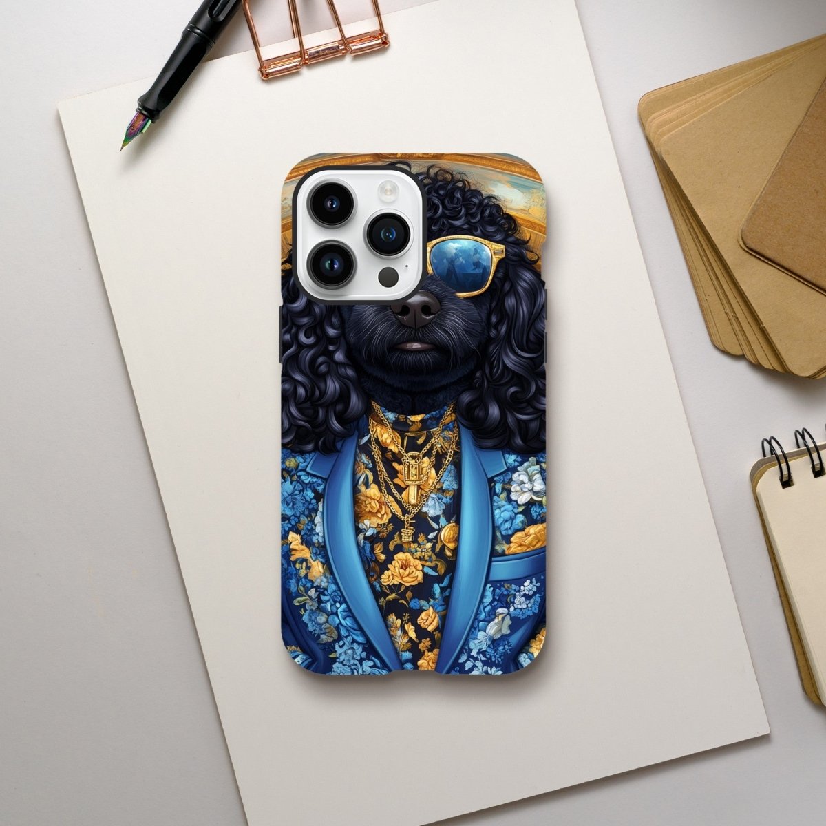 Regal Poodle Fashionista iPhone Tough Case - ROMAG Store