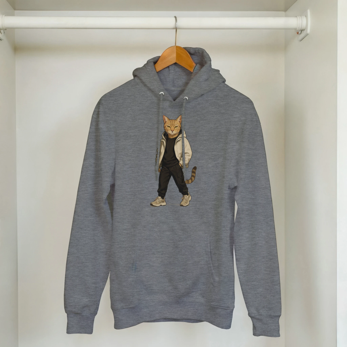 Cool Cat Streetwear Hoodie - ROMAG Store