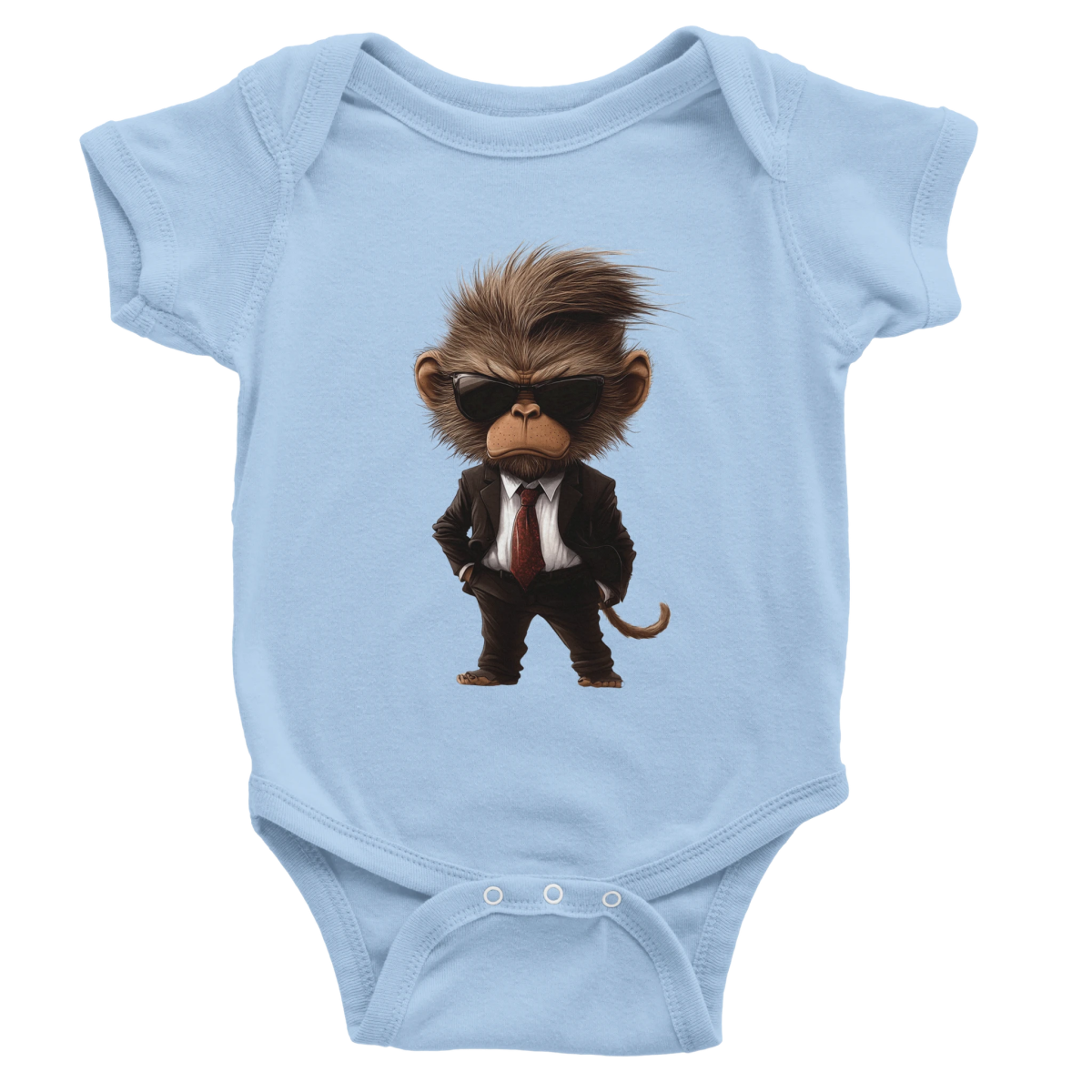 Cool Monkey Boss Baby Short Sleeve Bodysuit - ROMAG Store