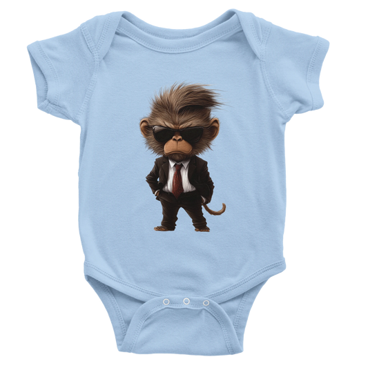 Cool Monkey Boss Baby Short Sleeve Bodysuit - ROMAG Store
