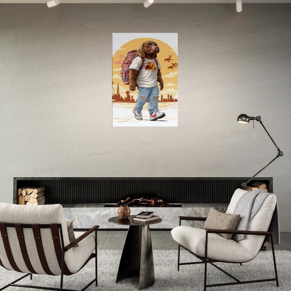 Urban Pug Life Canvas Art - ROMAG Store