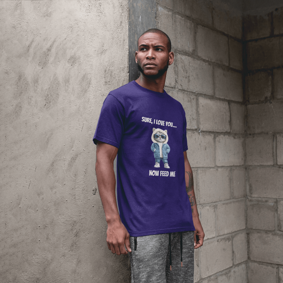 Cat love T-shirt - ROMAG Store