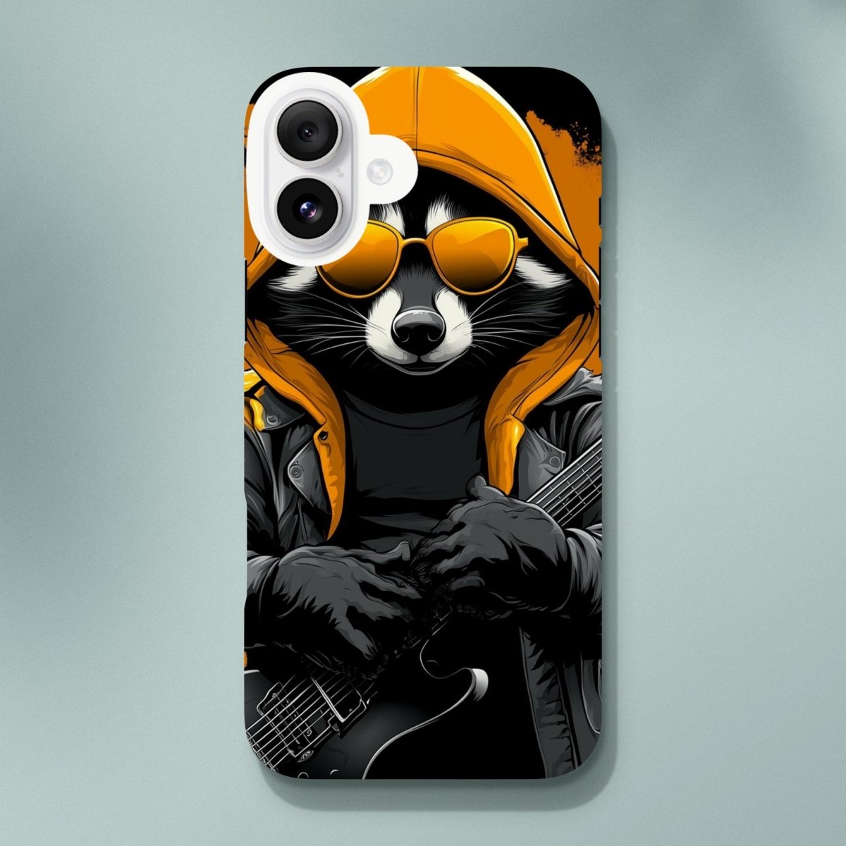 Rock 'n' Roll Raccoon iPhone Tough Case - ROMAG Store