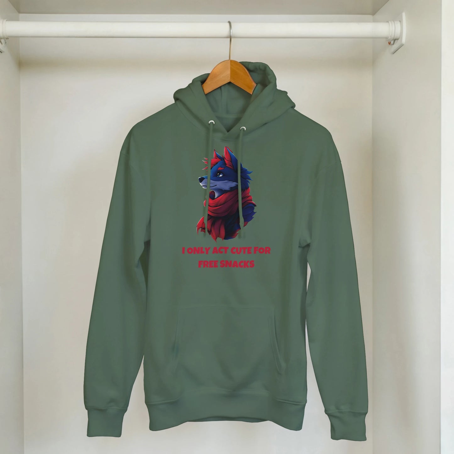 Cute Fox with Scarf Hoodie - ROMAG Store