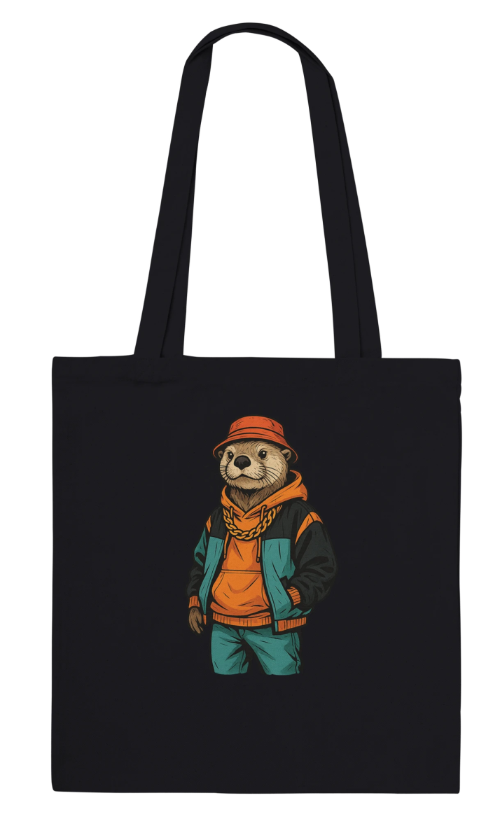 Cool Otter Streetwear Tote Bag - ROMAG Store