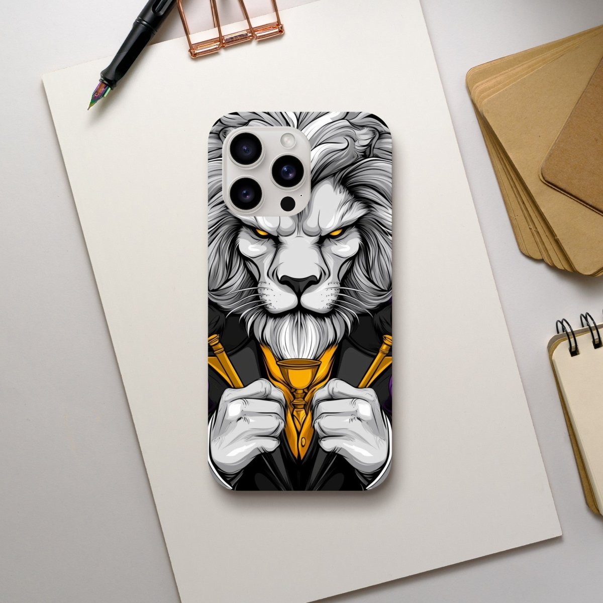 Regal Lion Dandy iPhone Tough Case - ROMAG Store