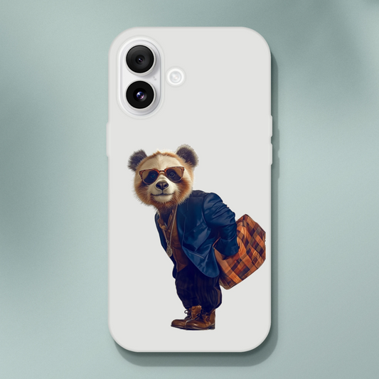 Dapper Urban Panda iPhone Flexi Case - ROMAG Store