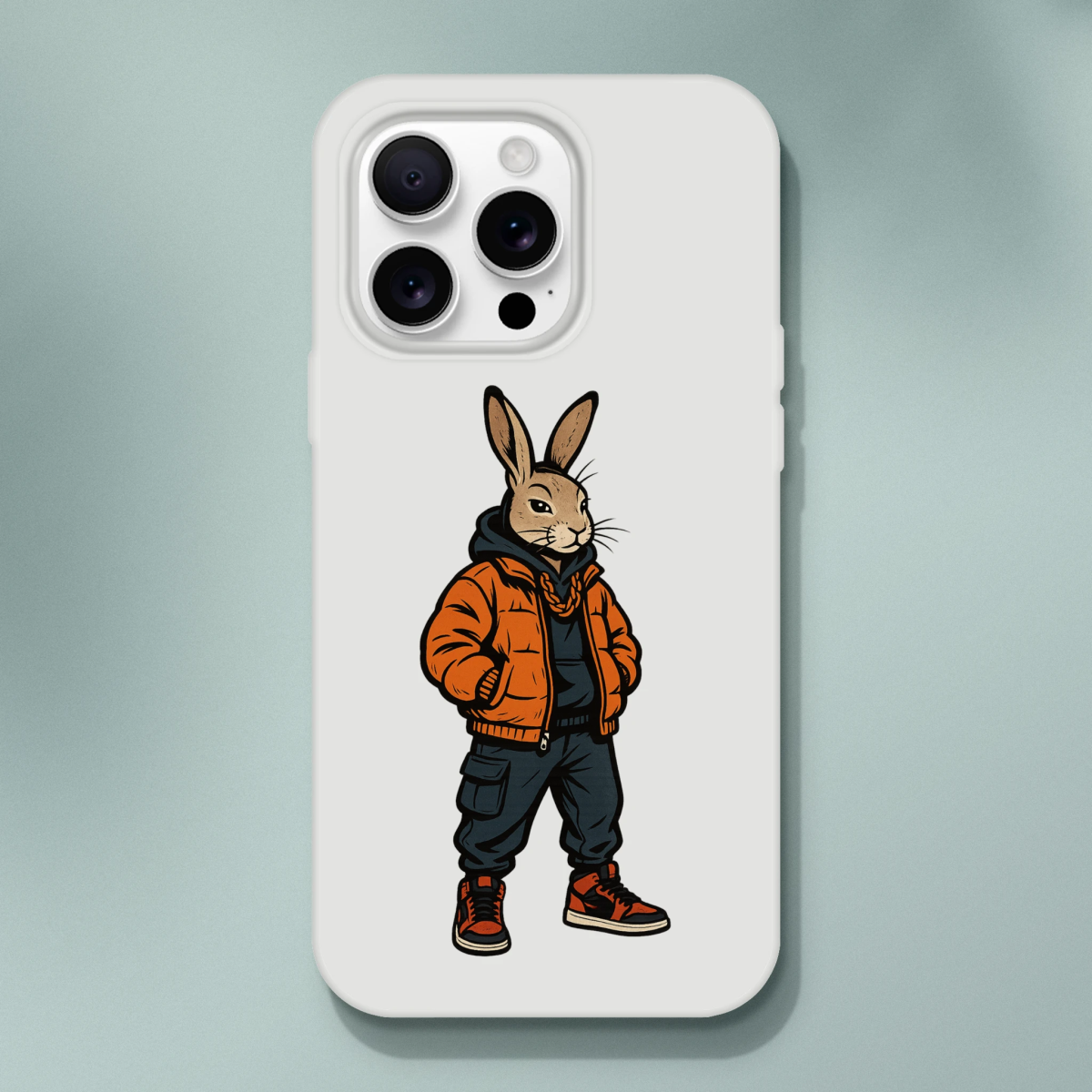 Cool Rabbit Streetwear iPhone Flexi Case - ROMAG Store