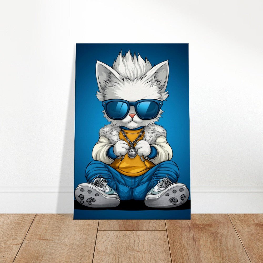 Cool Cat in Shades Canvas - ROMAG Store