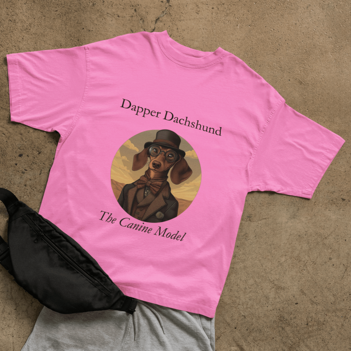 Dapper Dachshund T-shirt - ROMAG Store