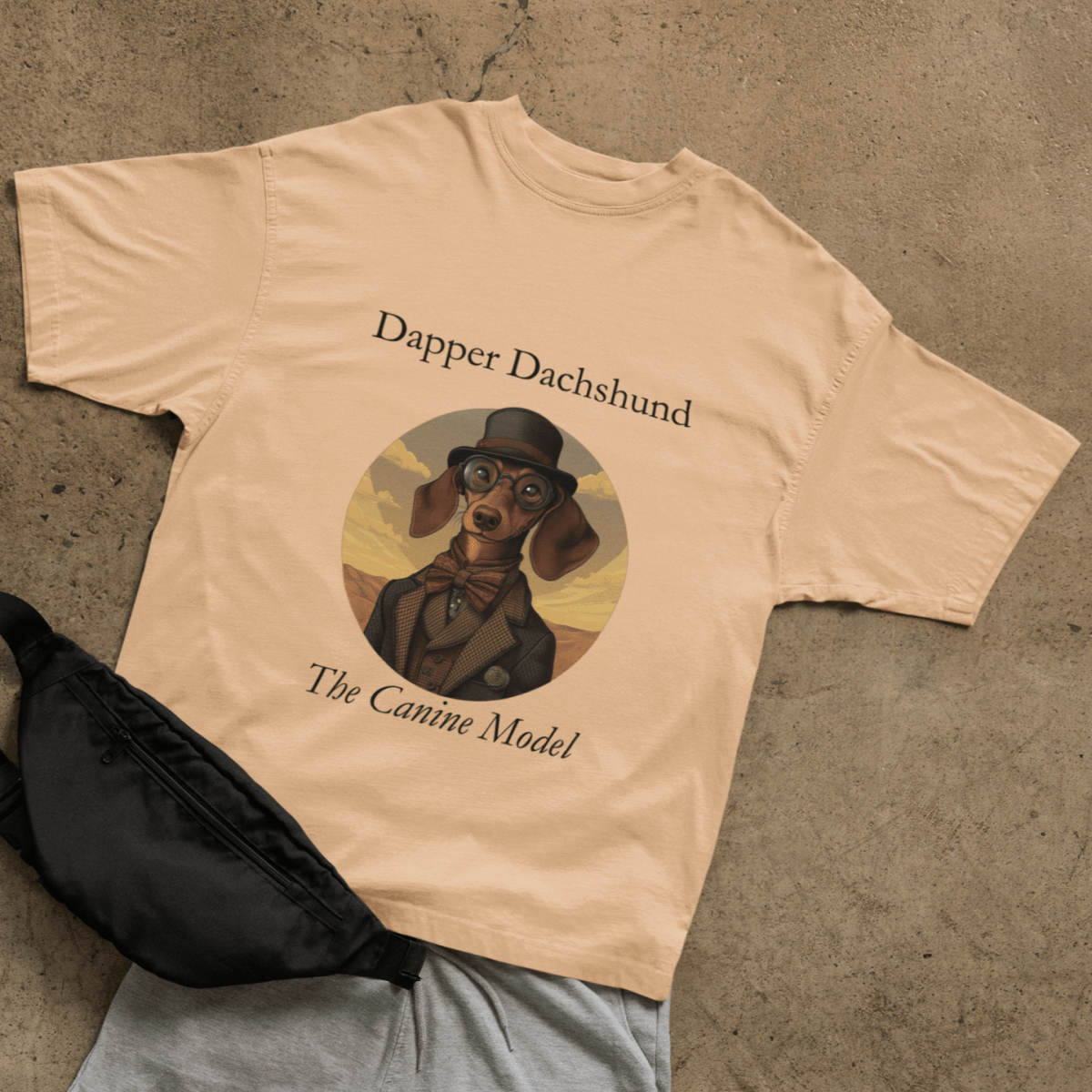 Dapper Dachshund T-shirt - ROMAG Store