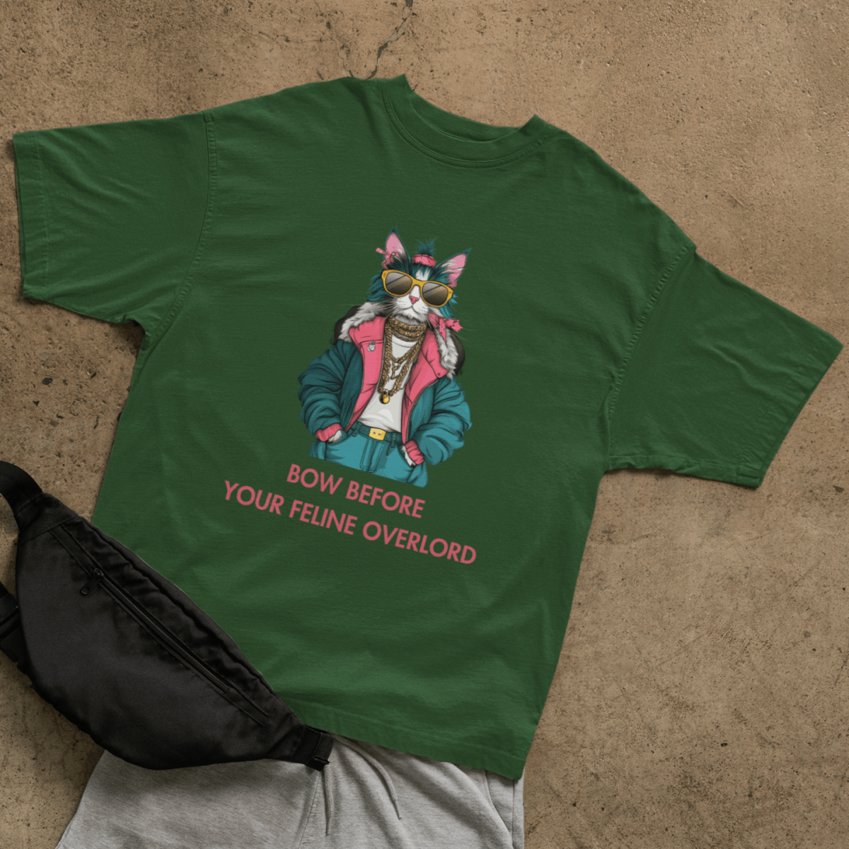 Feline Overlord T-shirt - ROMAG Store