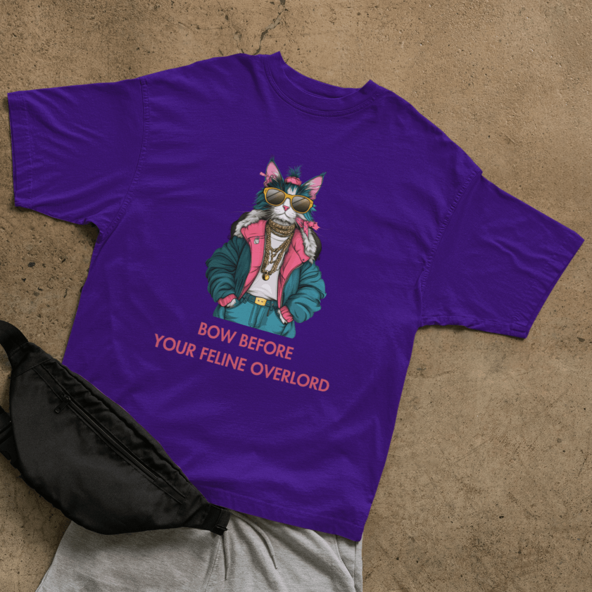 Feline Overlord T-shirt - ROMAG Store