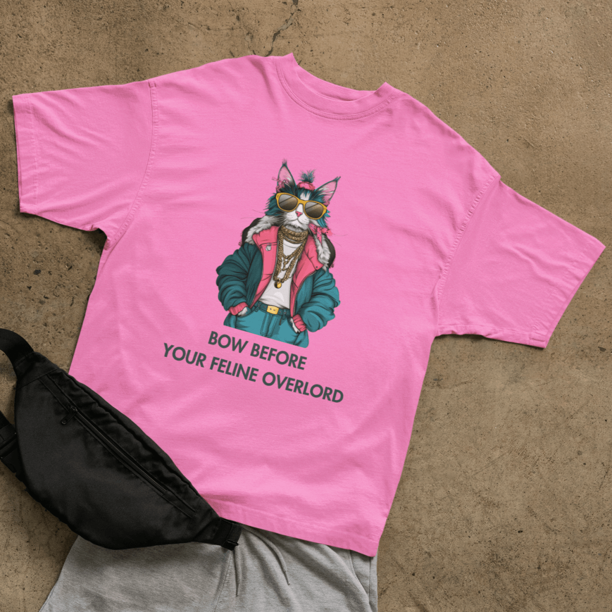 Feline Overlord T-shirt - ROMAG Store