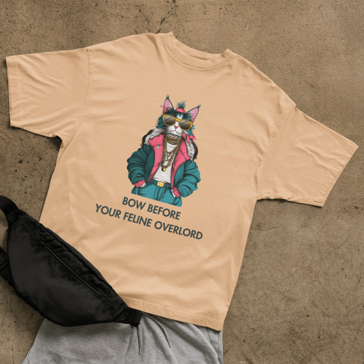 Feline Overlord T-shirt - ROMAG Store