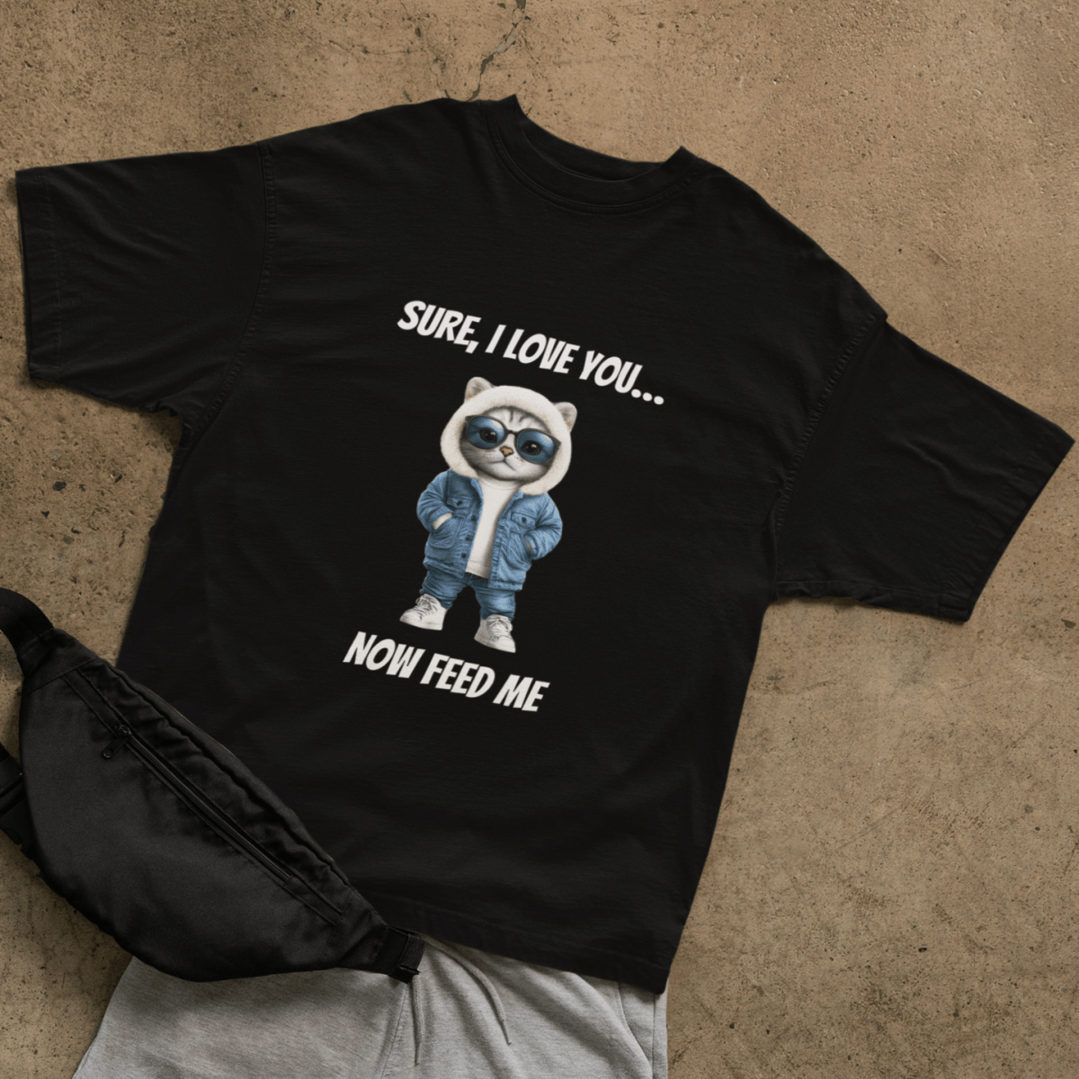 Cat love T-shirt - ROMAG Store