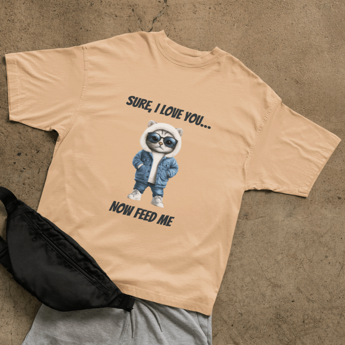 Cat love T-shirt - ROMAG Store