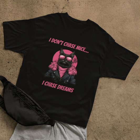 I don't chase mice T-shirt - ROMAG Store