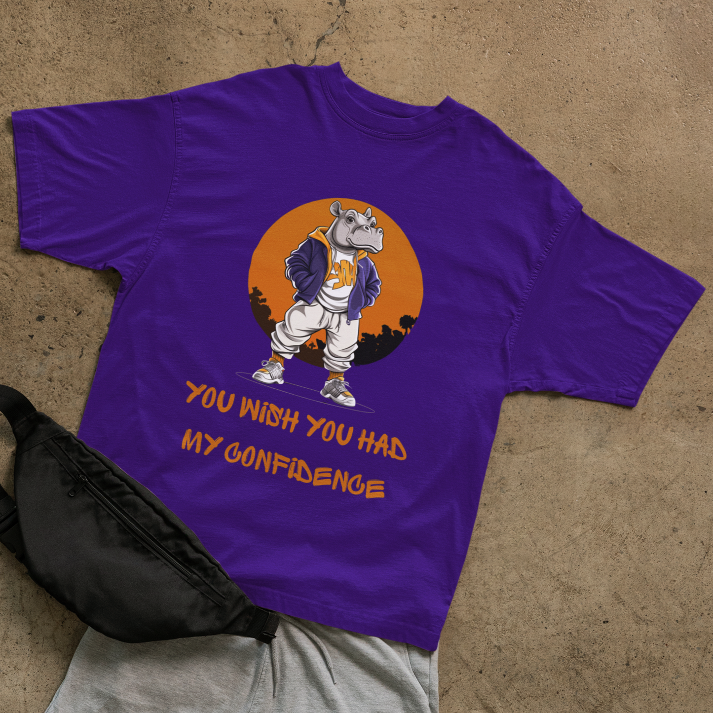 Hippo confidence T-shirt