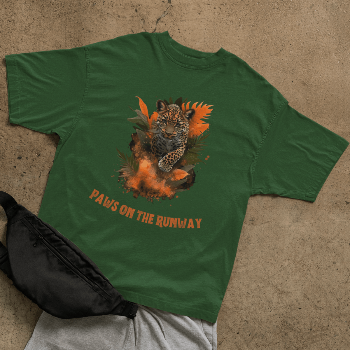 Paws on the runway T-shirt - ROMAG Store