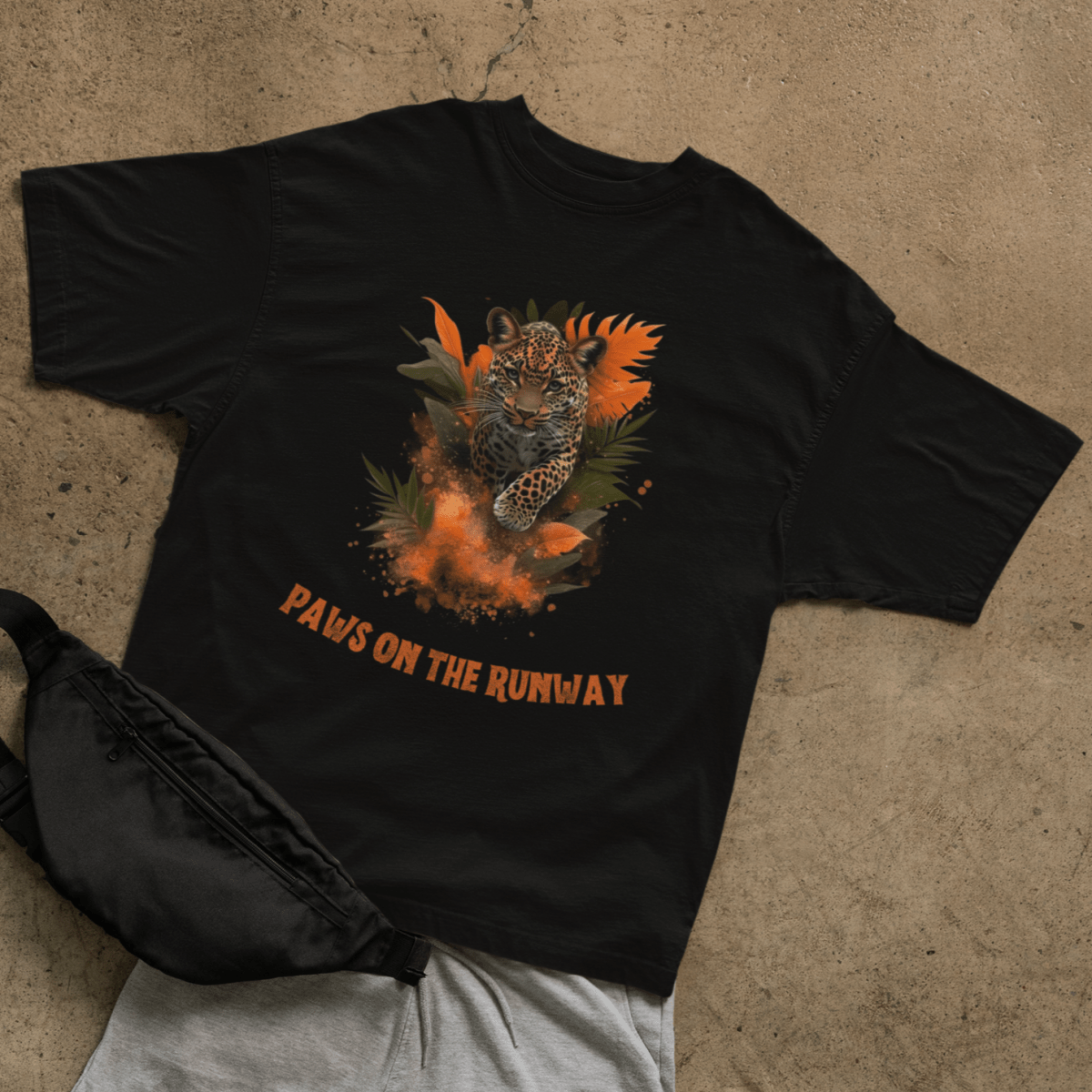 Paws on the runway T-shirt - ROMAG Store