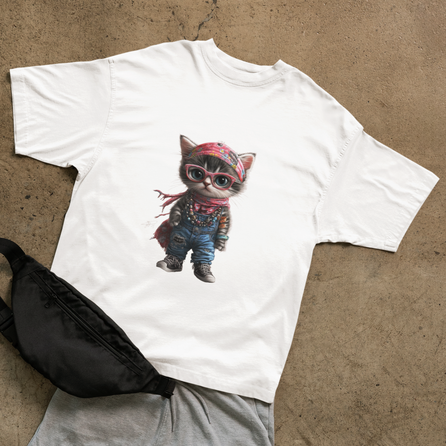 Girl Cat T-shirt