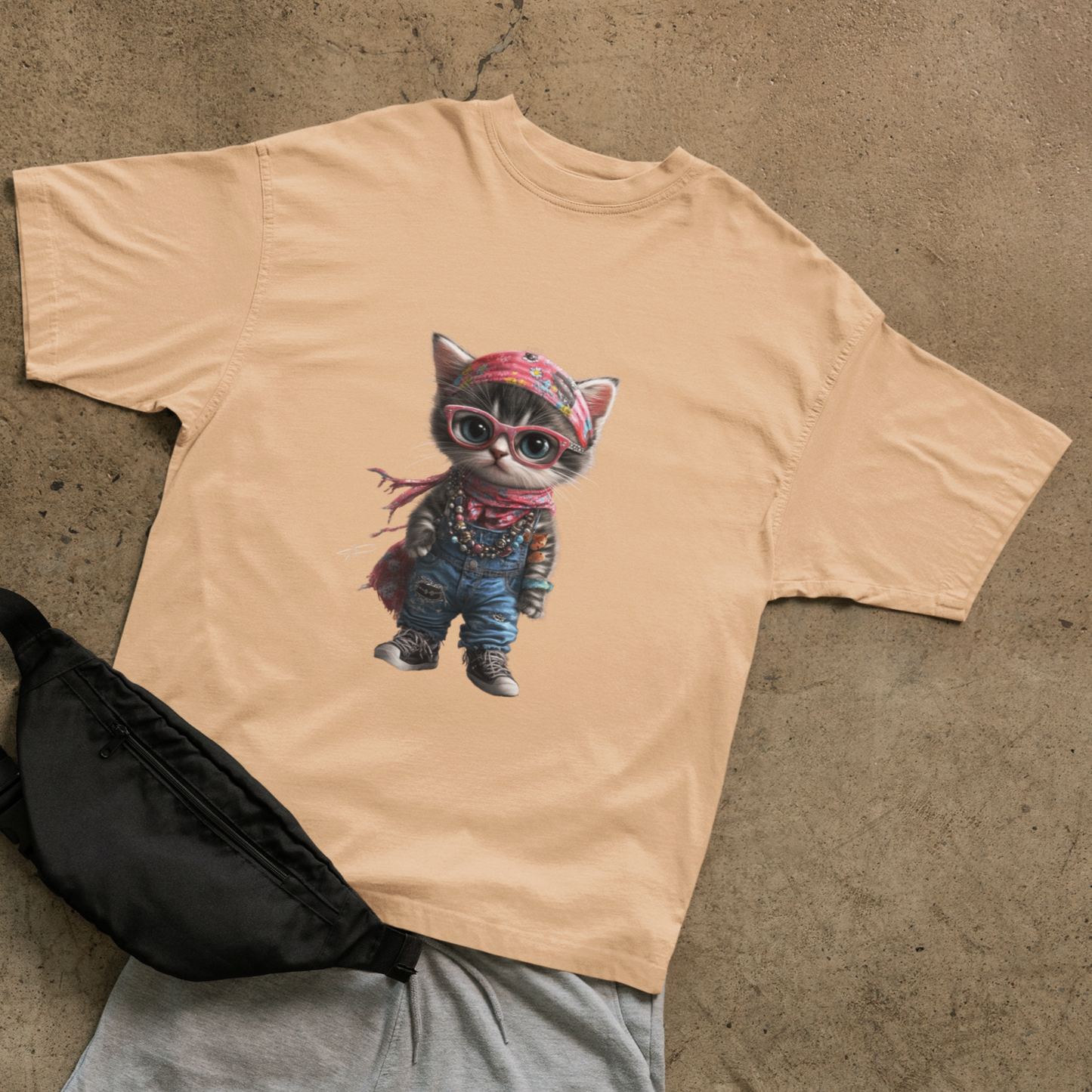 Girl Cat T-shirt